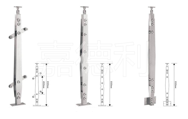 玻璃扶手